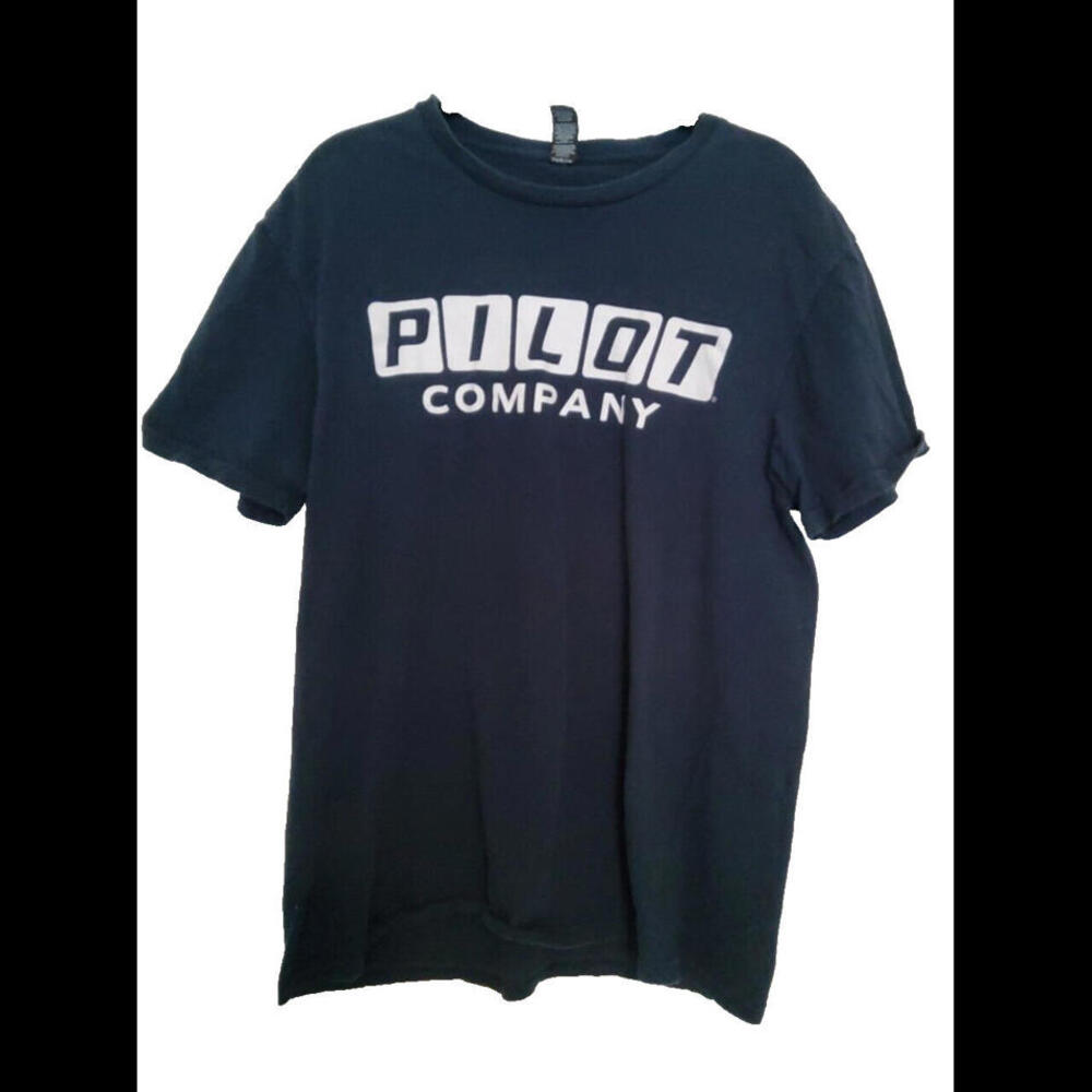 District Concert Tee Pilot Company Navy Blue Men's T-Shirt M
